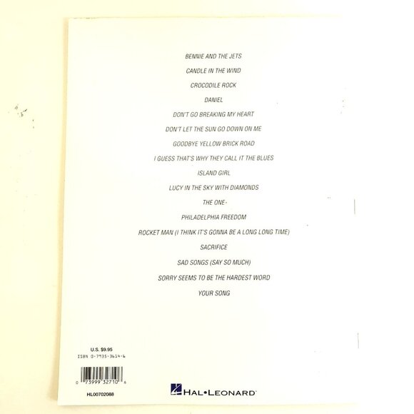 New Best of Elton John for Guitar Vocal 17 Hits Hal Leonard Songbook - Picture 3 of 6